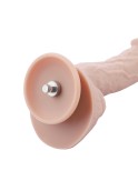 Hismith 7,87 "Dual-Density Realistic Dildo, 6,3" Inertable Länge, Min / Max Breite: 1,73 "/ 1,65" mit Vibration und Heizung Klic