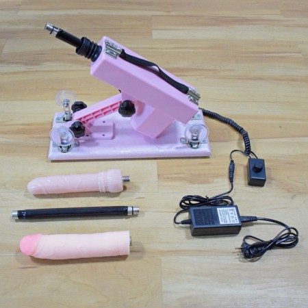 Sex Pink Automatic Masturbator Machine with Super Big Dildo and Anal Masturbation for Men and   Women - Set  H