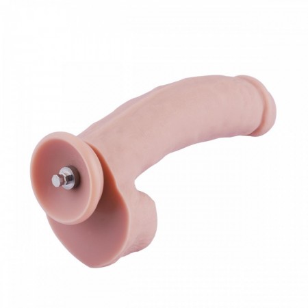 Hismith 8.27" Curved Realistic Dildo for Hismith Premium Sex Machine with KlicLok System