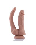 7.28" Double Penis Silicone Dildo for Premium Sex Machine with KlicLok System