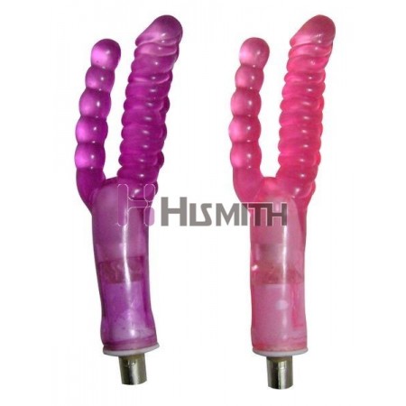 Double Head Realistic Dildo Vaginal and Anal Pleasure Masturbator