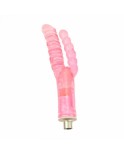 Double Head Realistic Dildo Vaginal and Anal Pleasure Masturbator