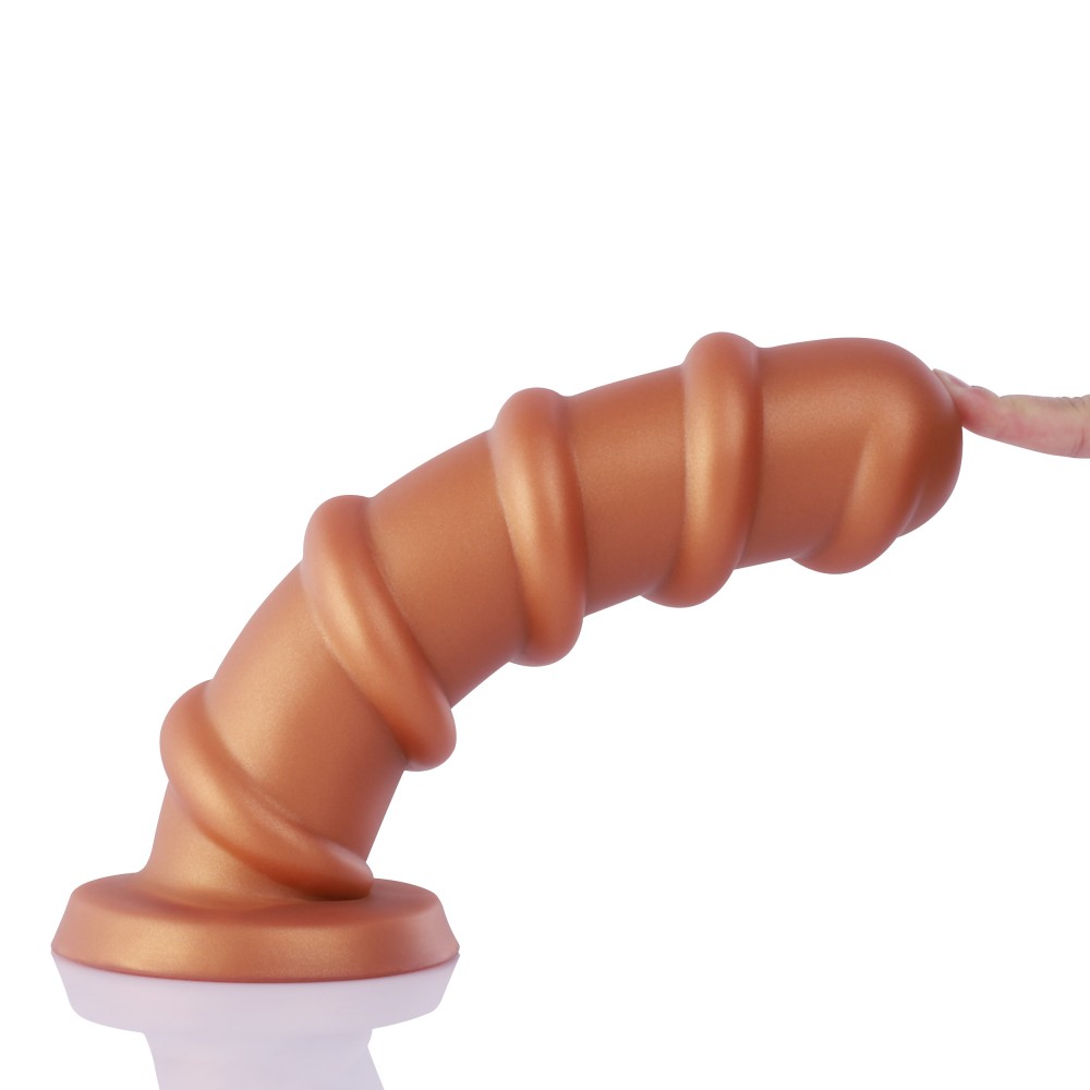 Hismith 10 "Silikon-Schraubendildo mit KlicLok-System für Hismith Premium Sex Machine, 8,86" Einsteckbare Länge, Umfang 7,48 "Du