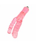 Dobbelt Hoved Realistisk Dildo Vaginal og Anal Pleasure Masturbator