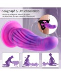 Hismith 25,1 cm Super Les meloner dildo med sugkopp för Hismith Premium Sex Machine