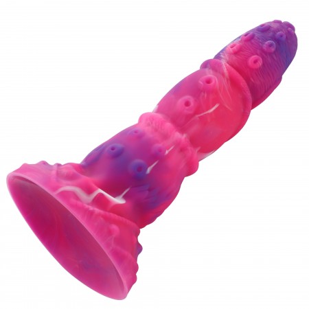 Hismith 21,8 cm Snake and Octopus bump dildo s přísavkou pro Hismith Premium Sex Machine