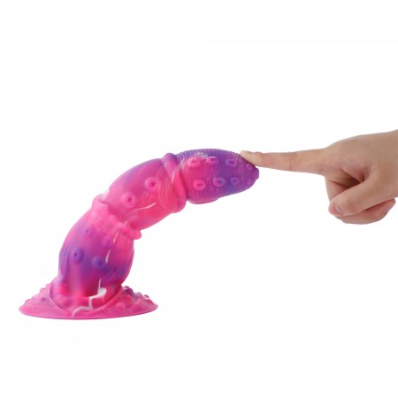 Hismith 21,8 cm Snake und Octopus Bump Dildo mit Saugnapf für Hismith Premium Sex Machine