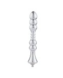 Hismith 8,2" Metallperlen-Analdildo, glatter Aluminium-Analstab mit KlicLok-System für Premium-Sexmaschine