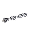 Hismith 8.2” Metal Bead Anal Dildo, Smooth Aluminium Anal Wand with KlicLok System for Premium Sex Machine