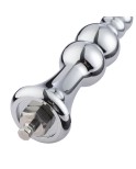 Hismith 8,2" Metallperlen-Analdildo, glatter Aluminium-Analstab mit KlicLok-System für Premium-Sexmaschine