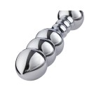 Hismith 8,2" Metallperlen-Analdildo, glatter Aluminium-Analstab mit KlicLok-System für Premium-Sexmaschine