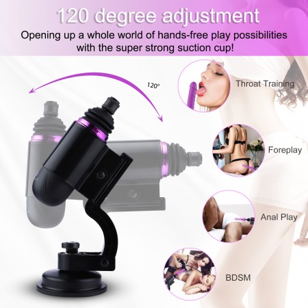 Hismith Capsule - Ręczna maszyna do seksu premium z systemem KlicLok - Kontrola aplikacji Mini maszyna do seksu z torbą podróżną