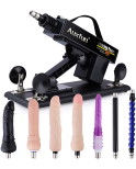 Hismith Erschwingliche automatische Fickmaschine für Analsex mit 5 3XLR Dildos