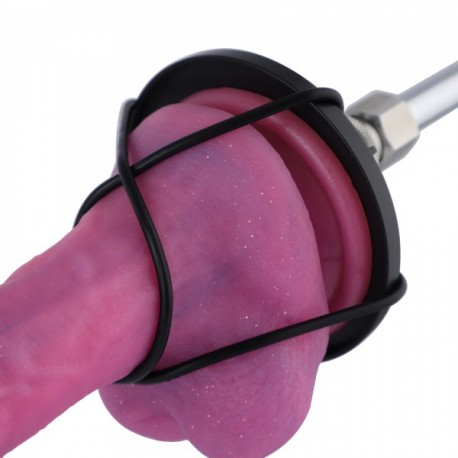 Hismith Suction Cup Adapter for Non-suction Dildos, with 2 Pair Rubber Bands Hismith Suction Cup Adapter for Non-suction Dildos, with 2 Pair Rubber Bands