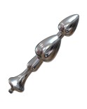 Hismith 6.15” Metal Bead Anal Dildo, Smooth Aluminium Anal Wand with KlicLok System for Premium Sex Machine water-drop