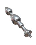 Hismith 6.15” Metal Bead Anal Dildo, Smooth Aluminium Anal Wand with KlicLok System for Premium Sex Machine water-drop