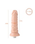 Auxfun Veins TPE dildo med 3XLR Connector