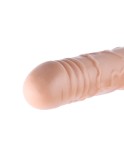 Auxfun Veins ringar TPE dildo med 3XLR Connector