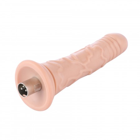 Auxfun Veins ringar TPE dildo med 3XLR Connector