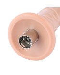 Auxfun Veins ringar TPE dildo med 3XLR Connector