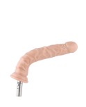 Auxfun Ekstra lange vener med fleksibelt rør TPE-dildo med 3XLR-kobling