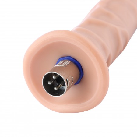 Auxfun Extralange Venen mit flexiblem Rohr TPE-Dildo mit 3XLR-Anschluss