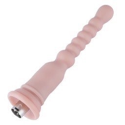 Auxfun silikondildo med 3XLR-kontakt