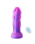 Hismith 8'' vibrerende dildo med 3 hastigheder + 4 tilstande med KlicLok System