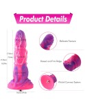 Hismith 8.59 inch Silicone Tentacle Dildo with KlicLok Connector