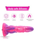 Hismith 8.59 inch Silicone Tentacle Dildo with KlicLok Connector