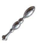 Hismith 8,48" Analdildo mit Metallperlen, max. Breite 1,26", Minibreite 0,6", glatter Aluminium-Analstab mit KlicLok-System für