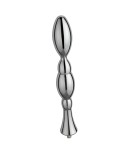 Hismith 8,48" Metal Bead Anal Dildo, Max Width 1,26", Mini Width 0,6", Glat Aluminium Anal Wand med KlicLok System til Premium S