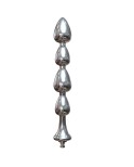 Hismith 8.43” Metal Bead Anal Dildo, Max Width 1.26”, Mini Width 0.443”, Smooth Aluminium Anal Wand with KlicLok System for Prem