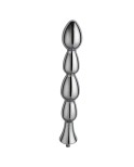 Hismith 8.43” Metal Bead Anal Dildo, Max Width 1.26”, Mini Width 0.443”, Smooth Aluminium Anal Wand with KlicLok System for Prem