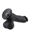 Hismith 12.4 inches Silicone Tentacle Dildo with KlicLok Connector, Black Silicone Material KlicLok System.