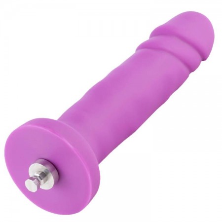 Hismith 6,8" silikondildo, 6,3" insättningsbar 1,4" diameter，KlicLok Connector，Lila