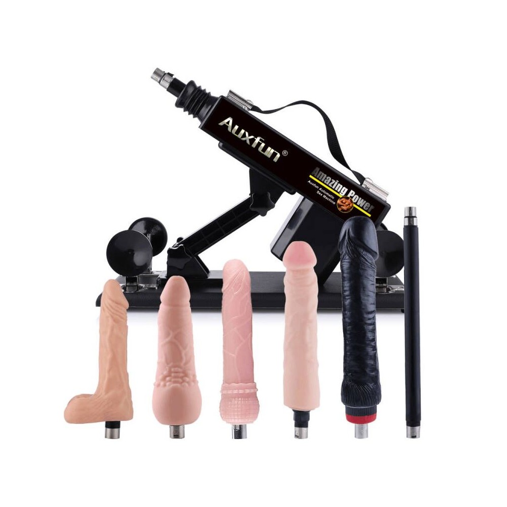 Adult Sex Maschinengewehr für Frauen mit verschiedenen Größen lebensechten Dildo Love Fucking Machine für einstellbare Winkelkon