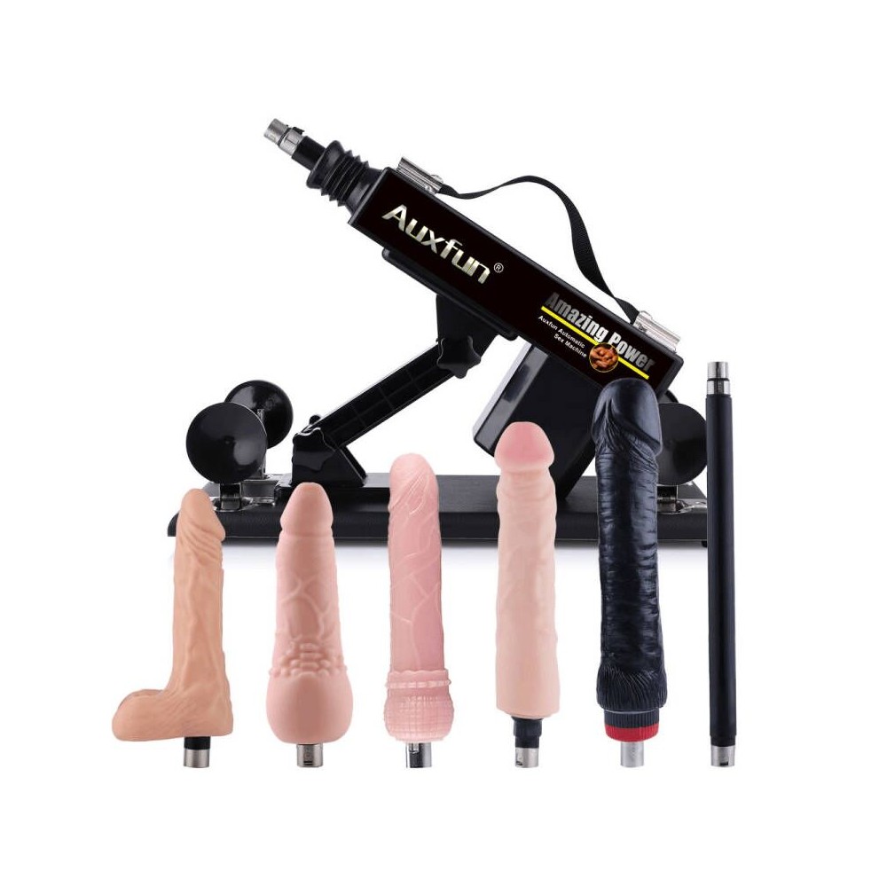 Voksen sex maskingevær til kvinder med forskellige størrelser, naturtro dildo Love Fucking Machine til justerbar vinkelkontrol