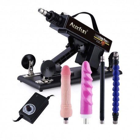 Hismith Erschwingliche automatische Fickmaschine für Analsex mit 5 3XLR Dildos