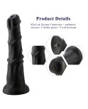 Hismith 9.54" horse dildo made of smooth silicone for Hismith Premium sex machine, with KlicLok system