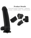 Hismith 11,4" Glat Silikone Kæmpe Dildo til Hismith Premium Sex Machine, med KlicLok System