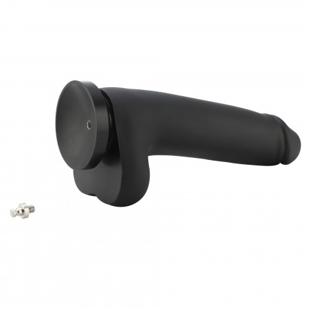 Hismith 11,4" glatt silikon enorm dildo for Hismith Premium Sex Machine, med KlicLok System