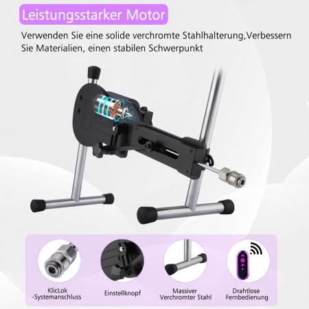 Hismith Mini Sexmaschine mit KlicLok System, APP gesteuerte Liebesmaschine, AK-09