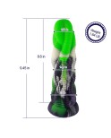 Hismith 24,00 cm silikonové dildo- Odnímatelný systém KlicLok