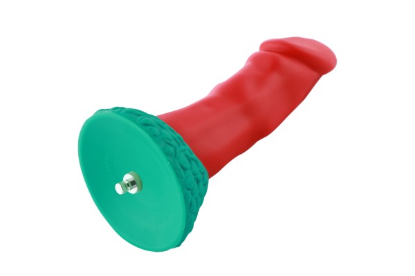 Hismith 21,84 cm glatt silikondildo - avtagbart KlicLok-system - Amazing Series