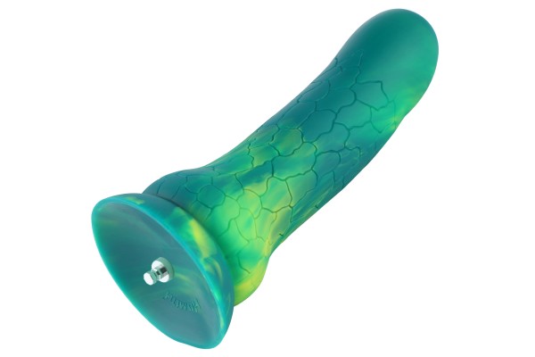 Hismith 24,13 cm buet dildo - avtagbart KlicLok-system