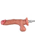 Dildo in silicone Hismith 21,48 cm di lunghezza inseribile, materiale in silicone color carne KlicLok System Dildo in silicone Hismith 21,48 cm di lunghezza inseribile, materiale in silicone color carne KlicLok System