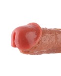 Dildo in silicone Hismith 21,48 cm di lunghezza inseribile, materiale in silicone color carne KlicLok System Dildo in silicone Hismith 21,48 cm di lunghezza inseribile, materiale in silicone color carne KlicLok System