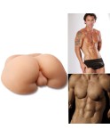 Full Silicone Sex Doll Man Ass För Gay Män med Sexy Ass Egg