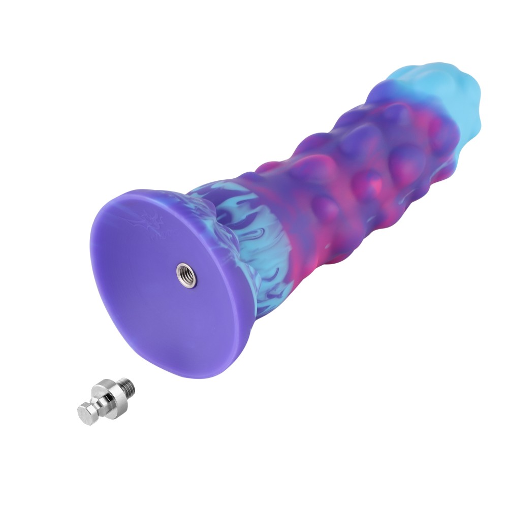 Hismith 18,99 cm in silicone, 17,50 cm di lunghezza inseribile Sistema KlicLok